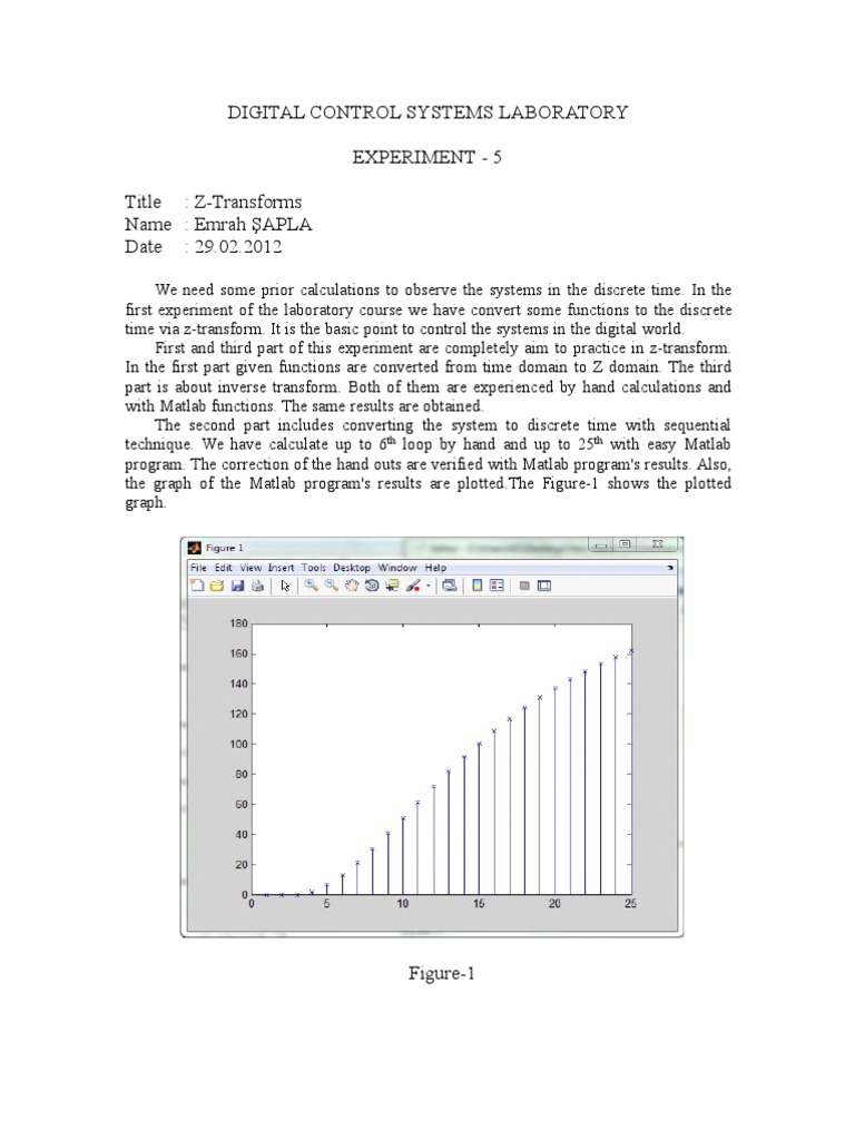 DCSLab - Exp1 - Report - EmrahŞALA | PDF