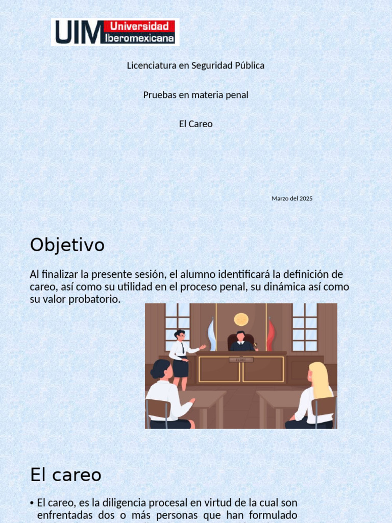 Careo y su Clasificación en Derecho Penal | PDF | Ley procesal | Testigo