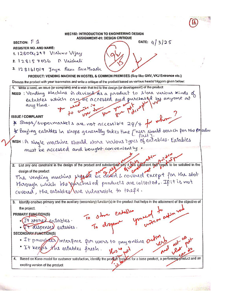 Assignment 01 Team 16 | PDF