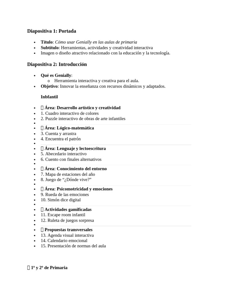 Contenido Presentación Genially | PDF | Inteligencia artificial ...