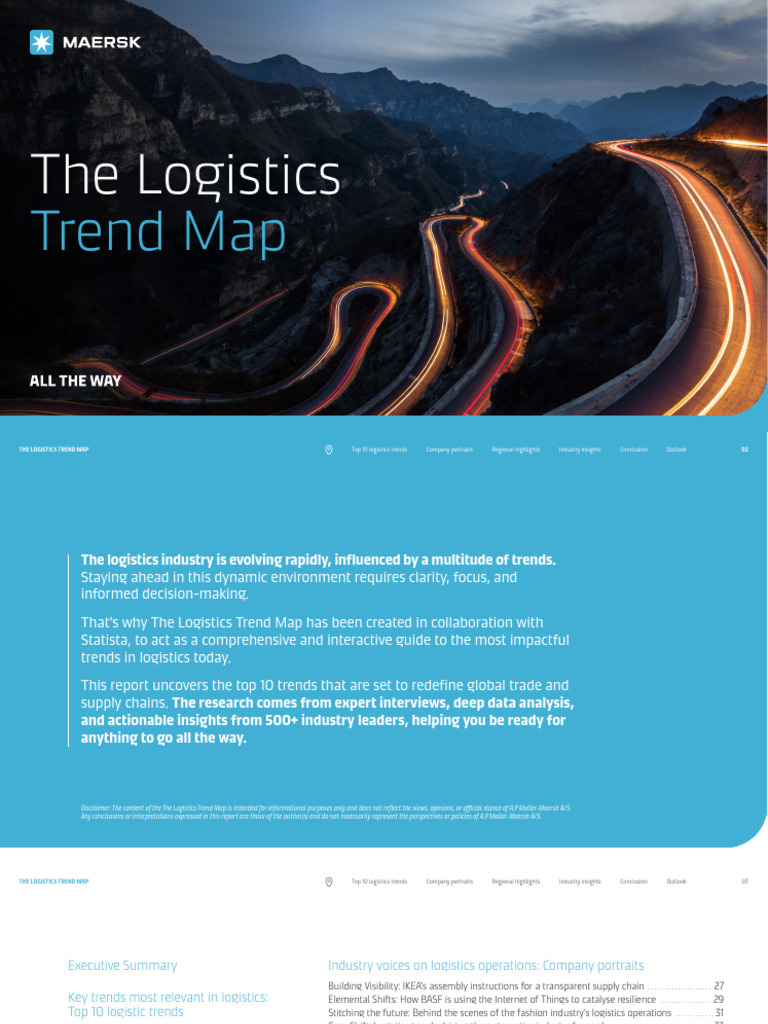 Maersk Trend Map 2025 | PDF | Supply Chain | Logistics
