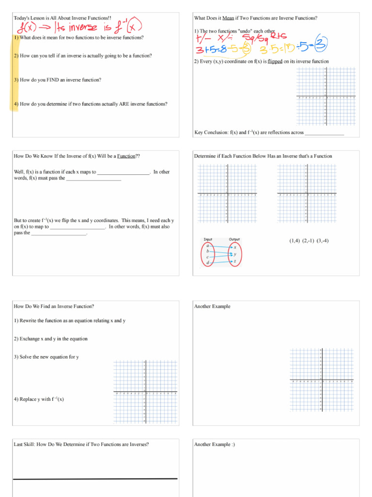 Inverse NOTES | PDF