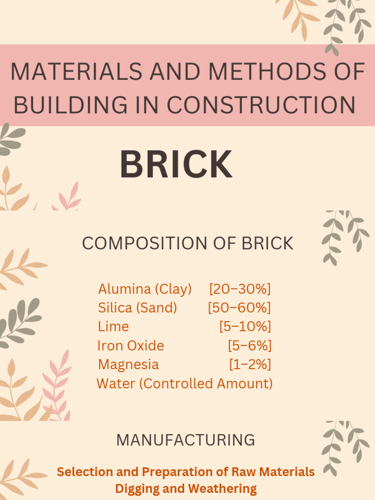 Materials and Methods of Building in Construction - 20241218 - 223502 ...
