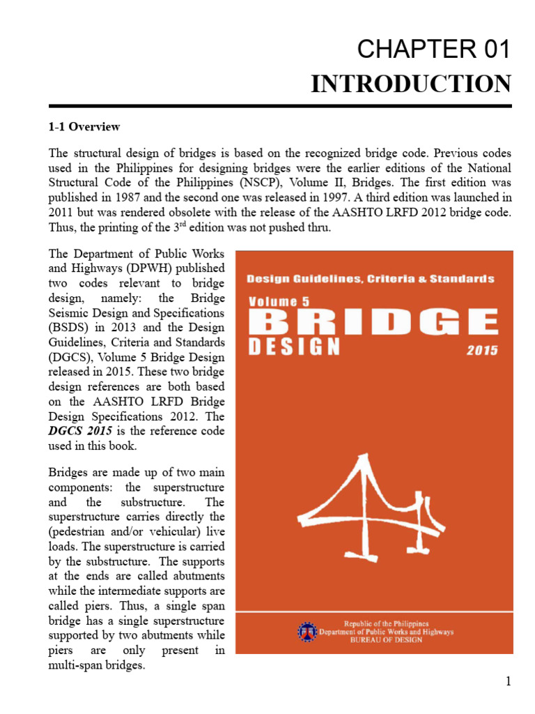 DPWH Bridge Design Guidelines Overview | PDF | Precast Concrete | Bridge