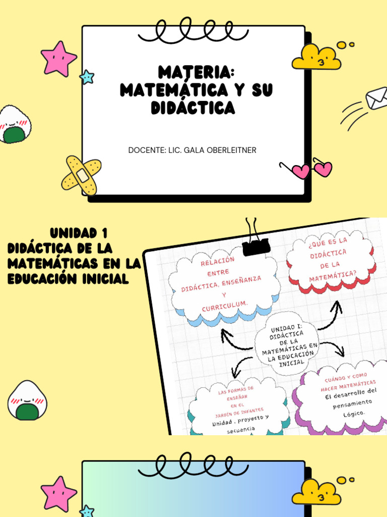Didáctica de Matemáticas en Educación Inicial | PDF
