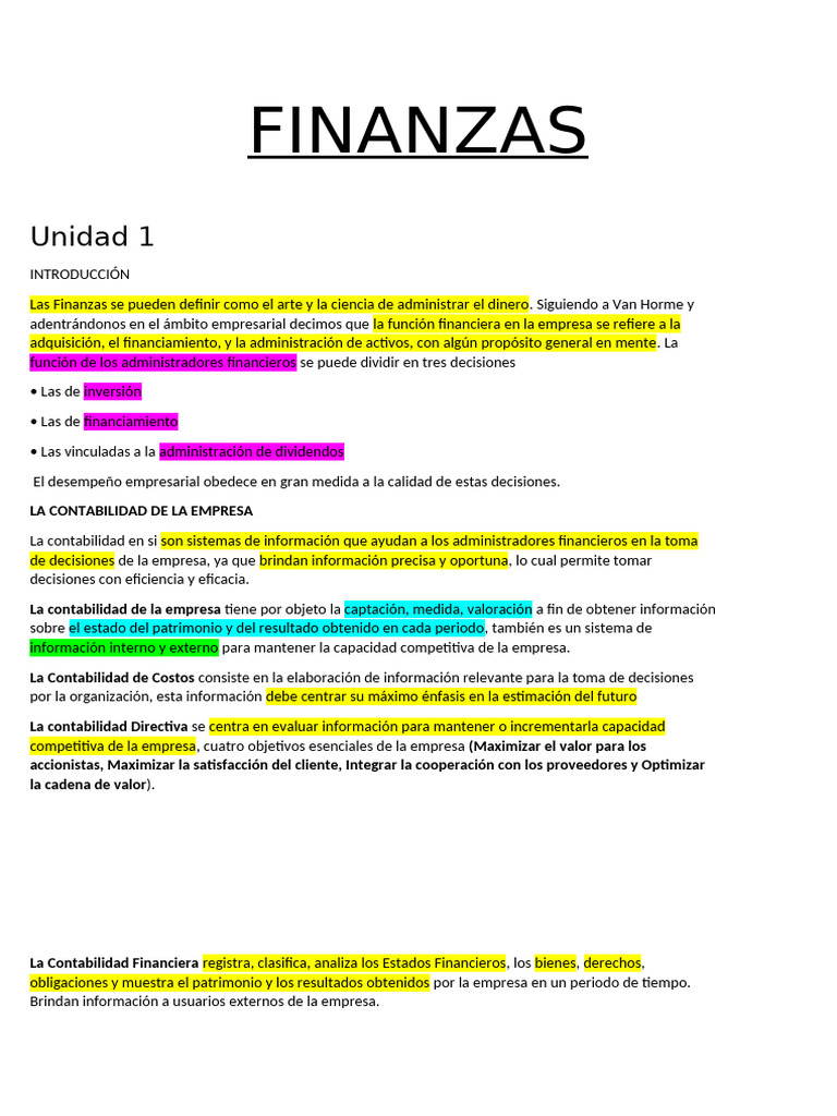 Fundamentos de Finanzas Empresariales | PDF | Interés | Capital de trabajo