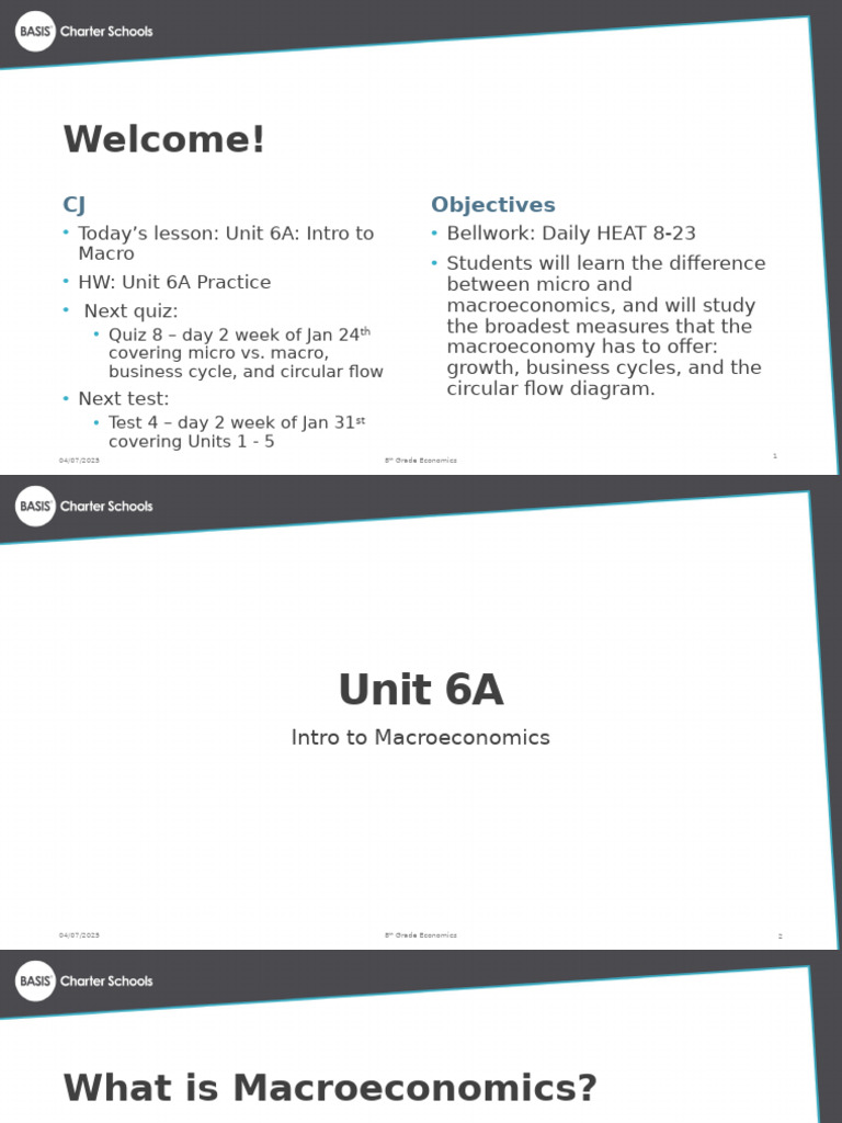 Unit 6a - Intro To Macro | PDF | Macroeconomics | Recession