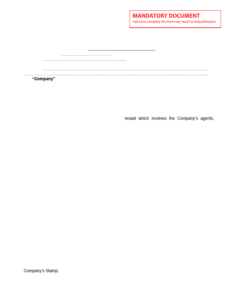 Non-Liquidation Declaration Form | PDF | Justice | Crime & Violence