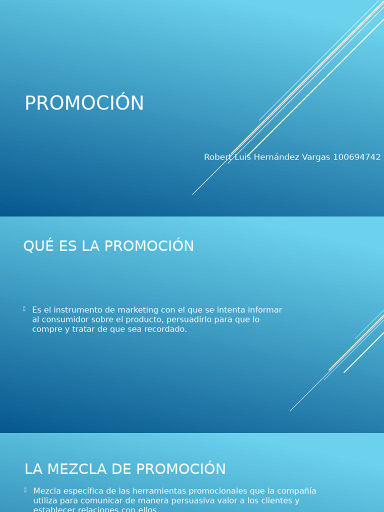 Promoción | PDF | Marca | Marketing