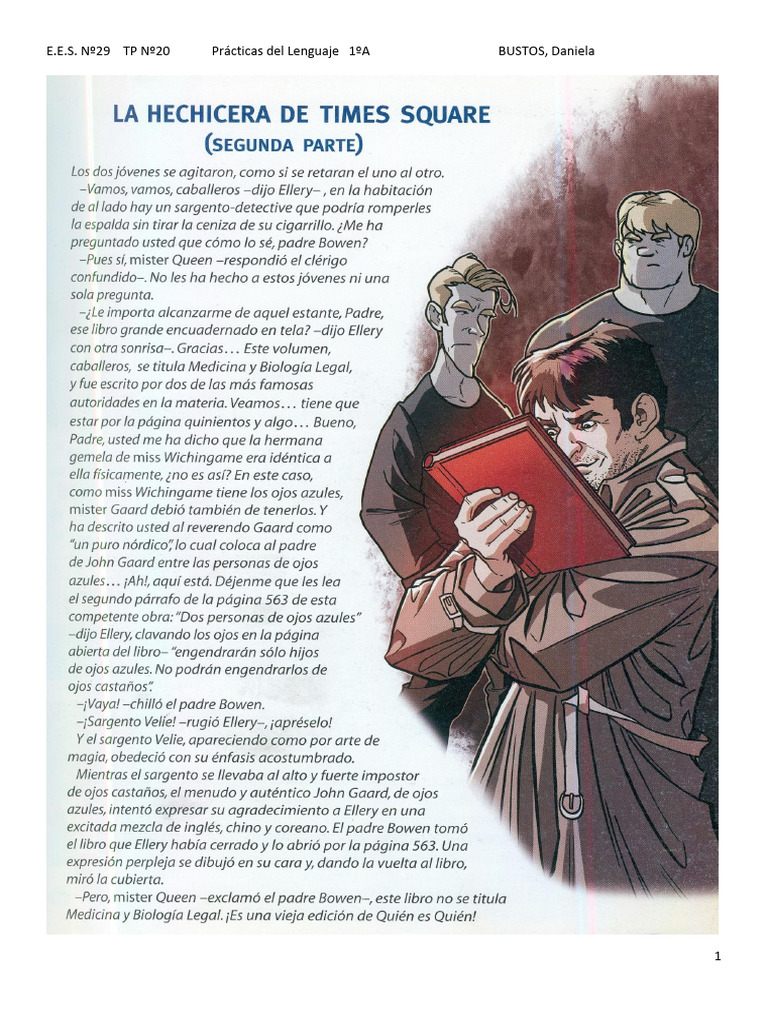 Prácticas de Lenguaje 1ºA | PDF