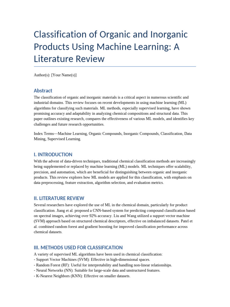Machine Learning for Material Classification | PDF | Machine Learning ...