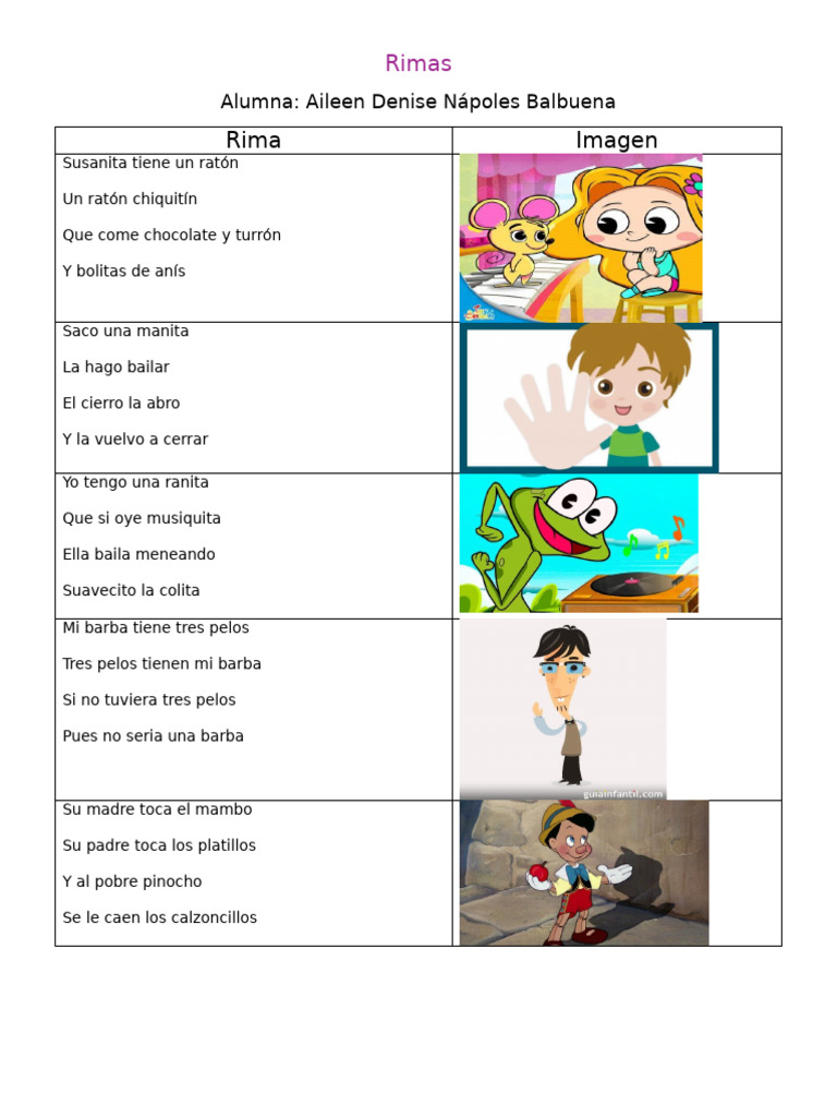 rimas | PDF