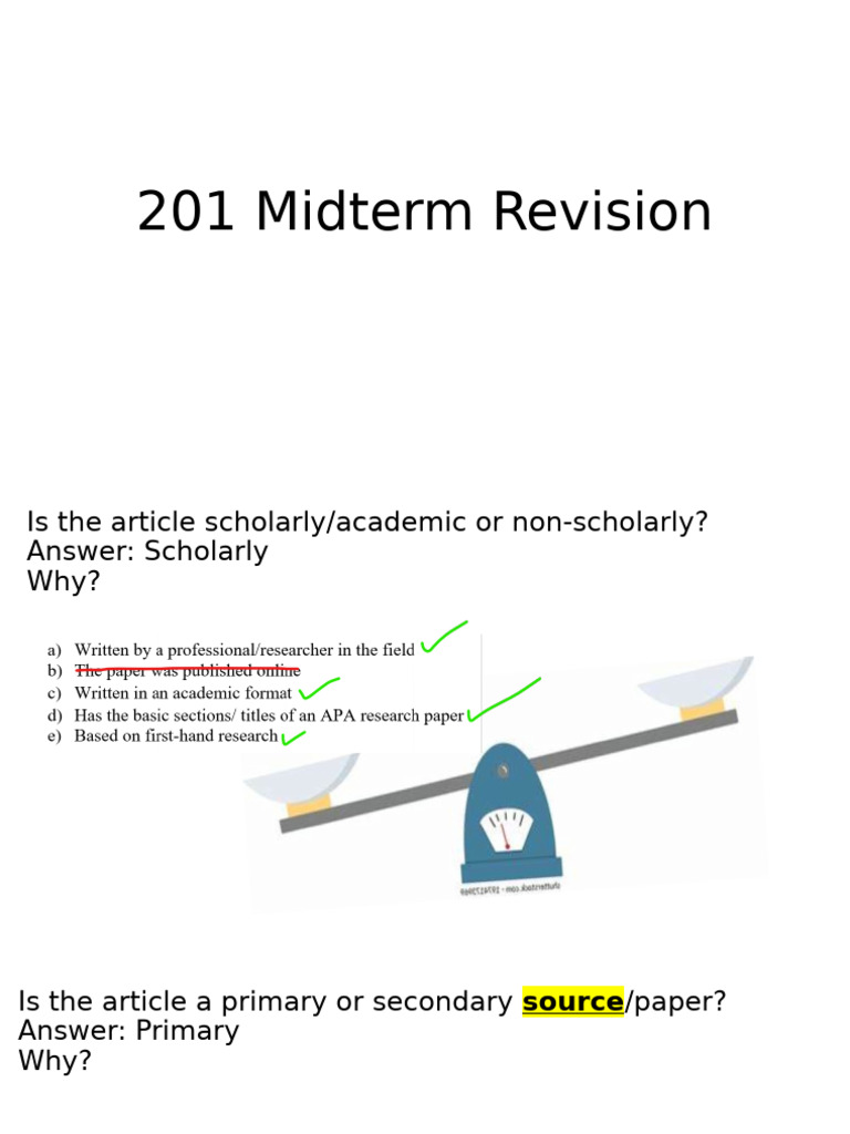201 Midterm Revision | PDF | Methodology | Qualitative Research