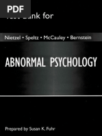 Download Abnormal Psychology - Test Bank - Fuhr by jassyjj SN84704603 doc pdf