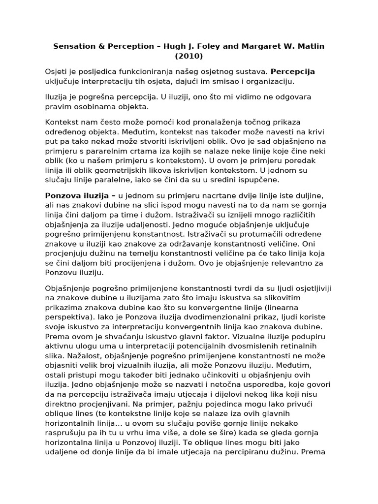Perception | PDF