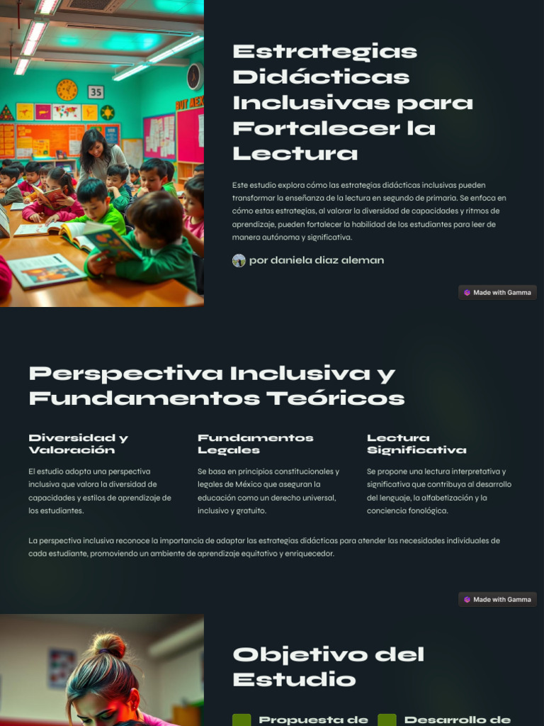 Estrategias Inclusivas para Mejorar la Lectura | PDF | Aprendizaje ...