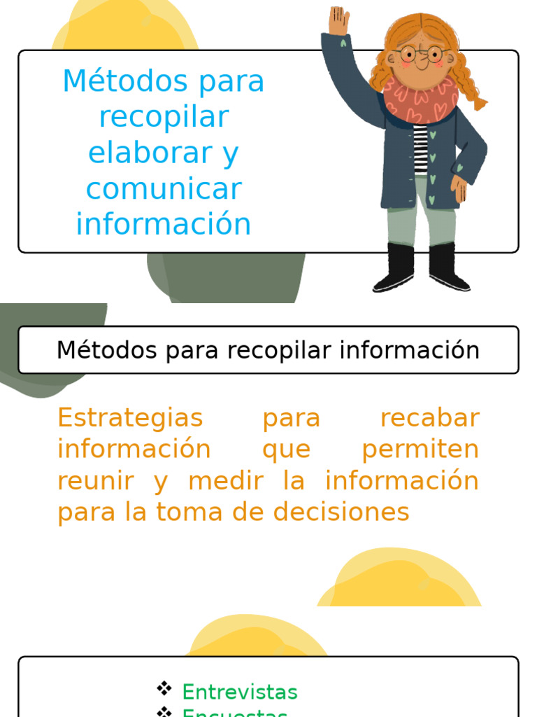 Métodos de Recopilación de Información | PDF | Aprendizaje | Cognición