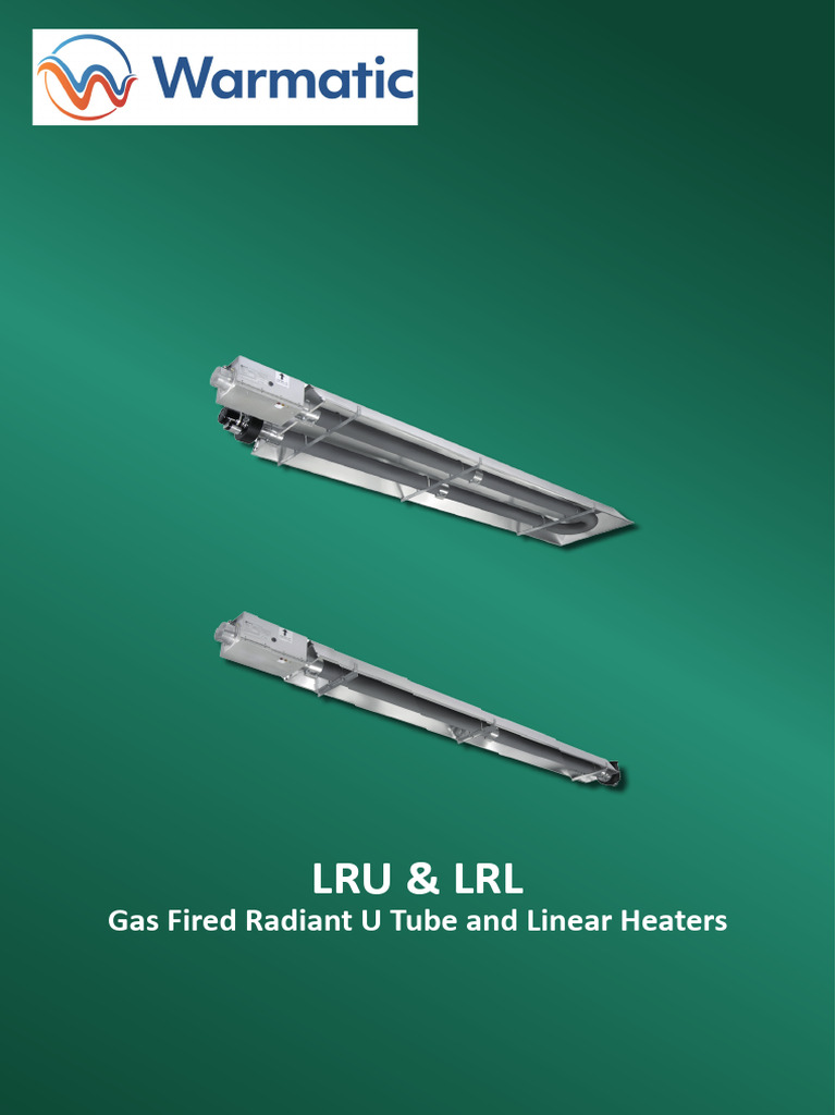 LRU & LRL Gas Fired Heaters Overview | PDF | Heat Pump | Energy Technology