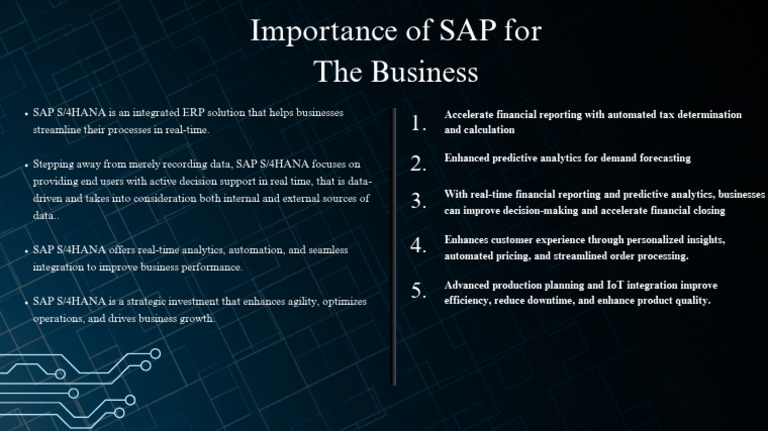 Importance of SAP for Business Growth | PDF