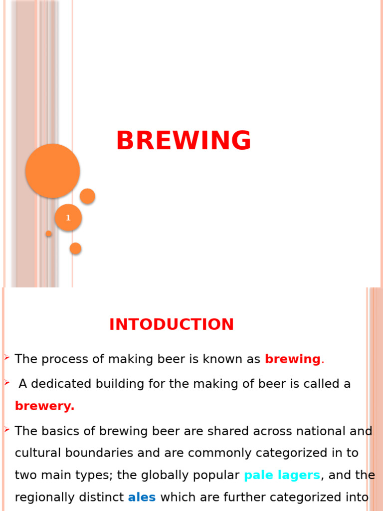 Beer Production Process and Technology | PDF | Brewing | Beer