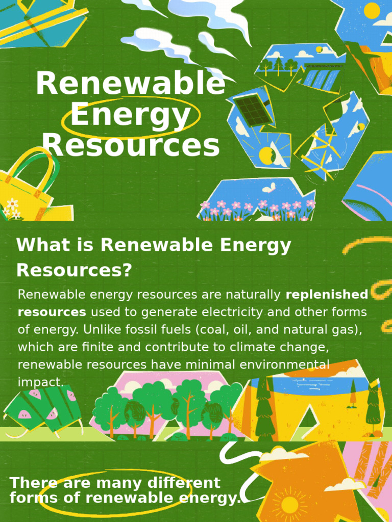 Renewable Energy Resources | PDF | Renewable Energy | Energy Development