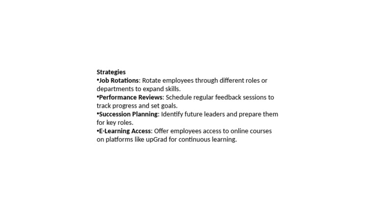 Employee Development Strategies Guide | PDF