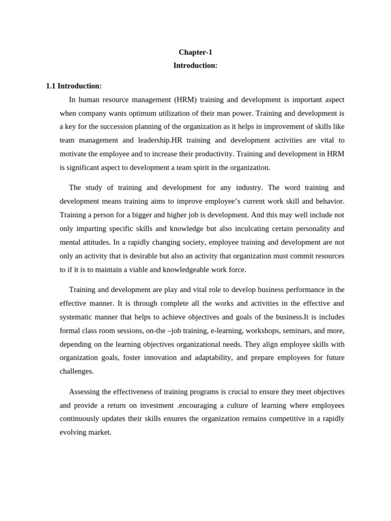 New Sujata Project Work | PDF | Human Resource Management | Employment