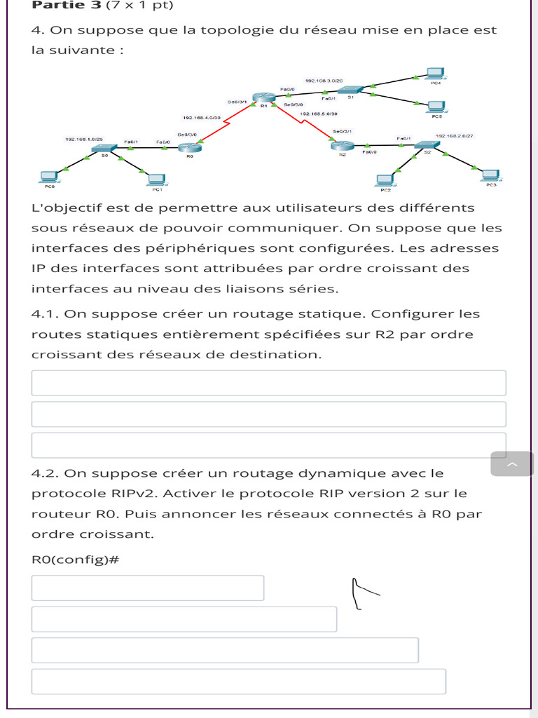 Configuration de Routage Réseau IP | PDF