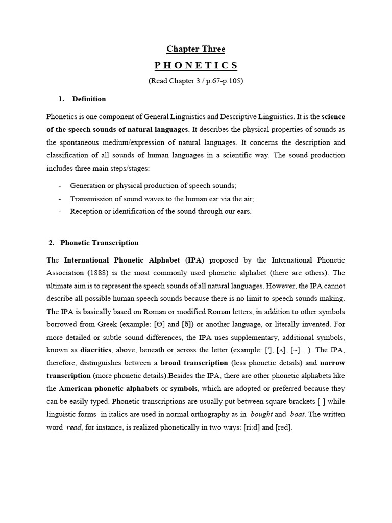 Understanding Phonetics and Speech Sounds | PDF | Stress (Linguistics ...