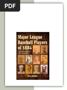 (Ebook) Major League Baseball Players of 1884 : A Biographical Dictionary by Paul Batesel ISBN 9780786461998, 0786461993 download
