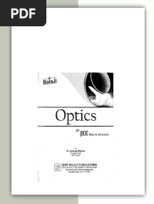 (Ebook) Optics for JEE (Main & Advanced) by Er. Anurag Mishra ISBN 9789384934026, 938493402X instant download