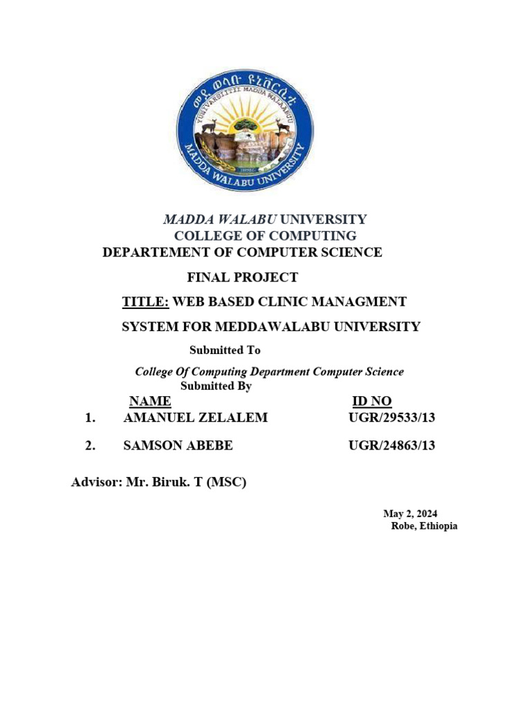 Web-Based Clinic Management System | PDF | Usability | Risk