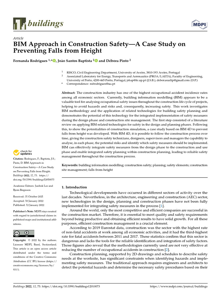 BIM Approach in Construction Safety-A Case Study o | PDF | Building ...
