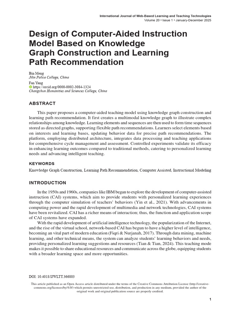 Knowledge Graphs for Personalized Learning | PDF | Learning ...