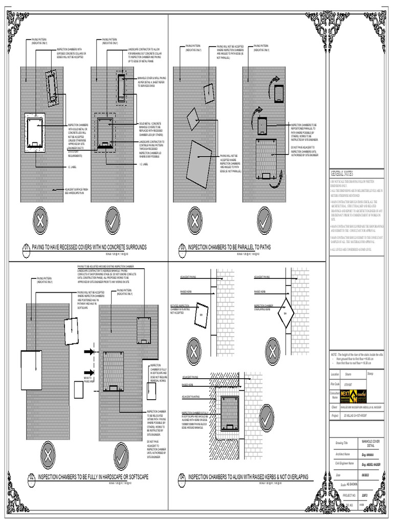 Manhole Cover and Paving Guidelines | PDF | Civil Engineering ...