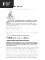 Abrindo os Chakras