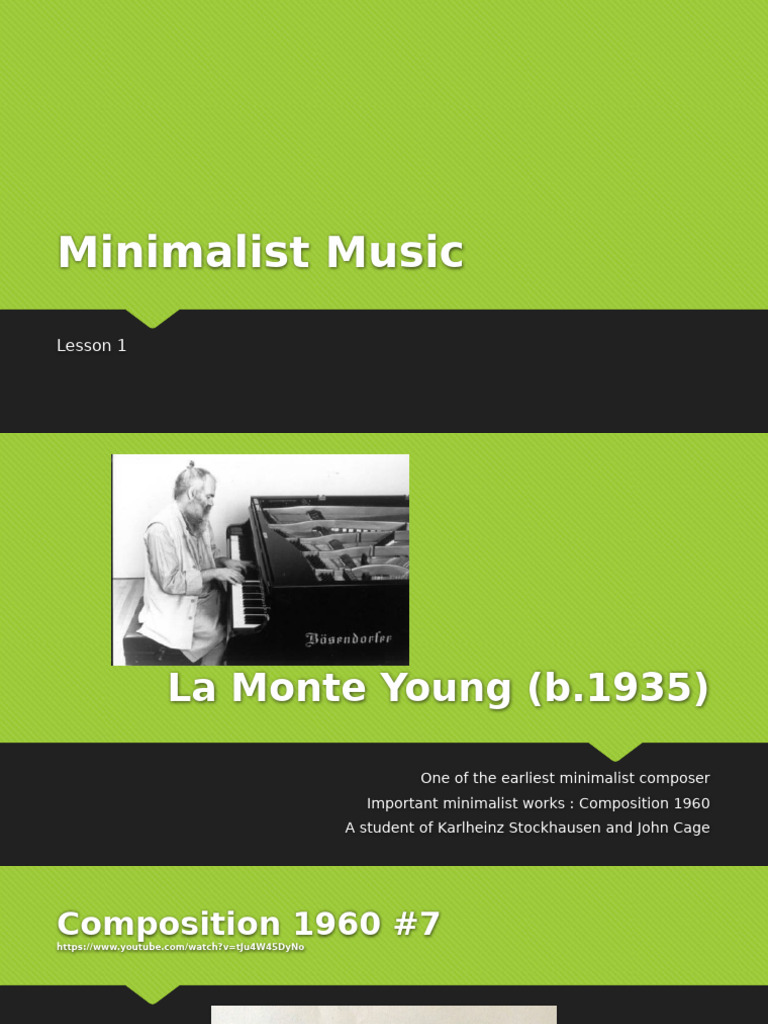 Introduction to Minimalist Music | PDF | Musicology | Musical Compositions
