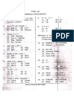 SSC FCI Paper Held On 5 Feb 2012 (First Sitting - 1)