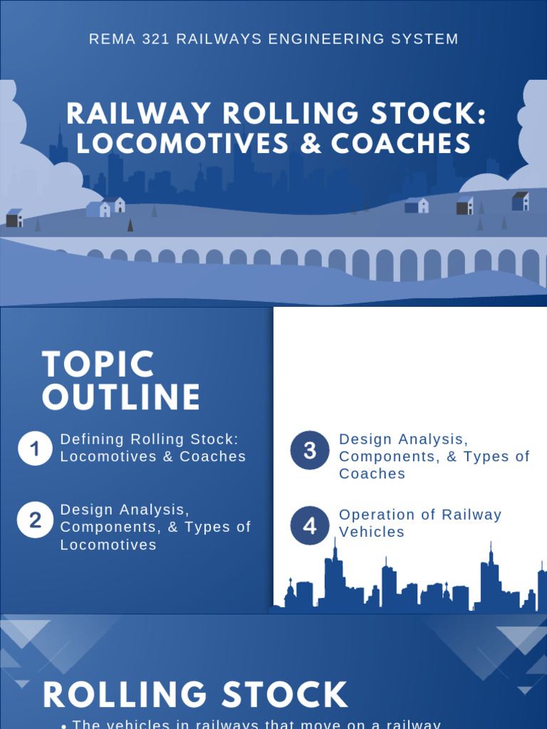 Overview of Railway Rolling Stock | PDF | Train | Locomotives
