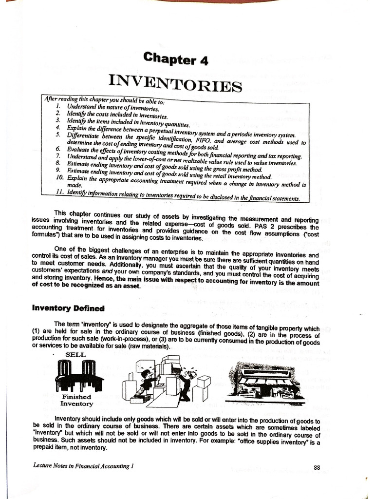 Inventory Part 1 | PDF