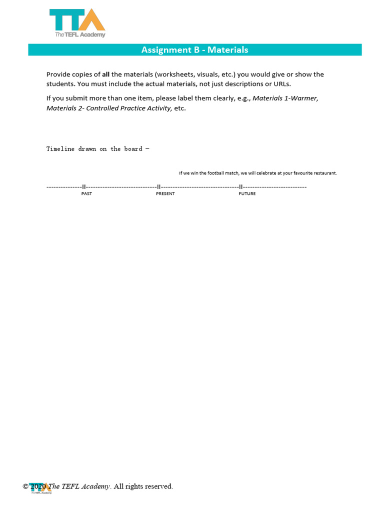 Teaching Materials for First Conditional | PDF