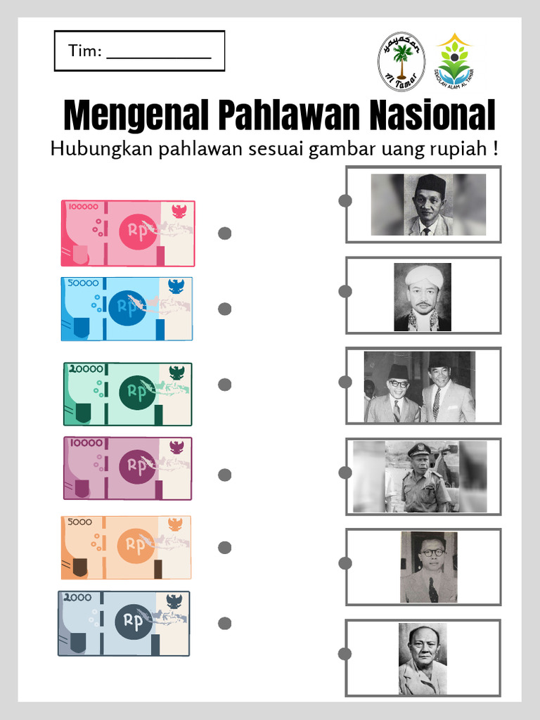 Mengenal Rupiah Lembar Kerja Abu Putih Ilustrasi | PDF