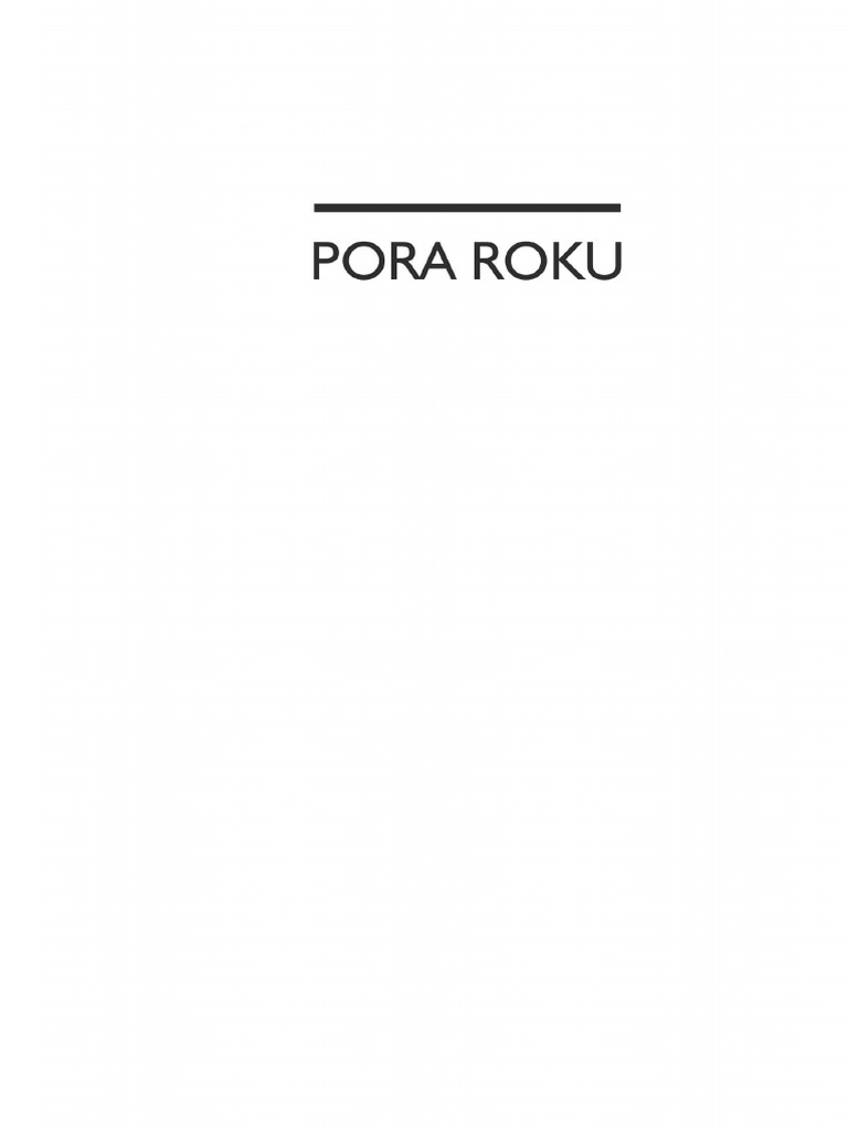 Pora roku | PDF