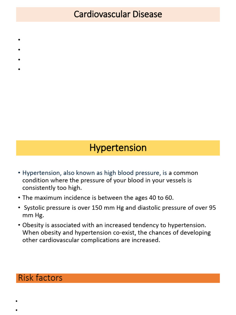 Understanding Cardiovascular Diseases | PDF | Hypertension | Fat
