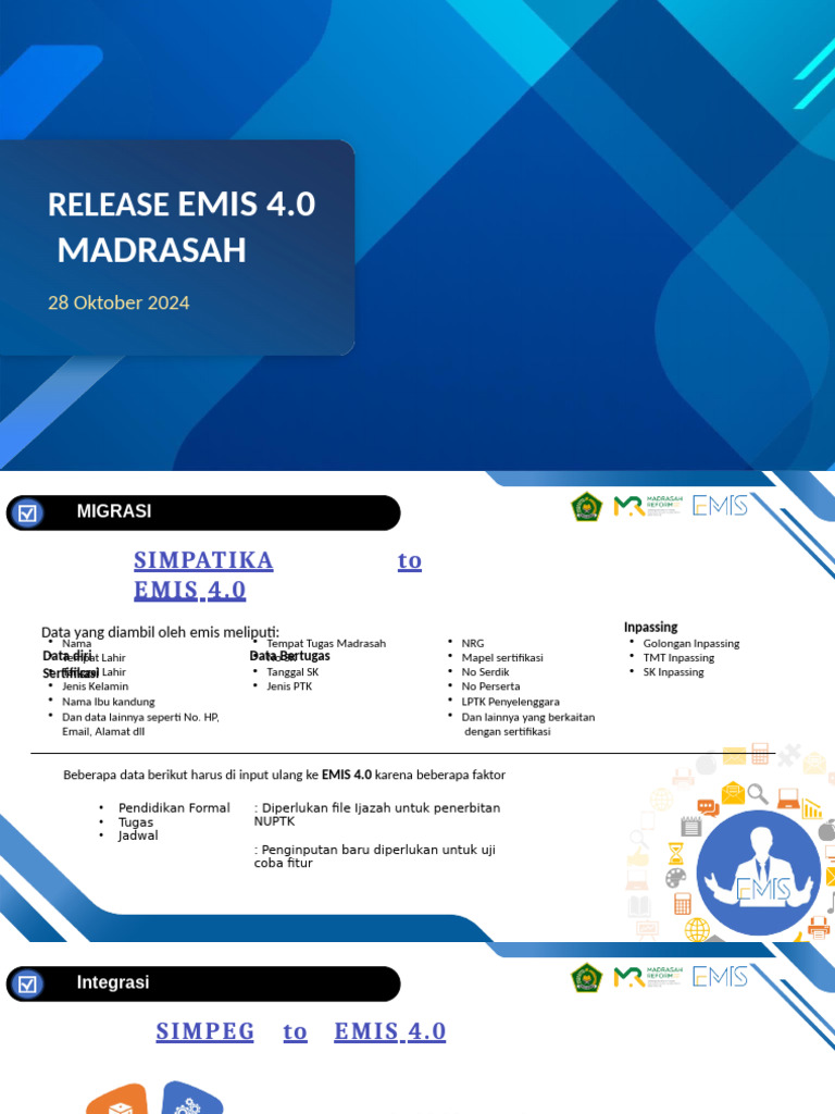 Manfaat EMIS 4.0 untuk Guru | PDF