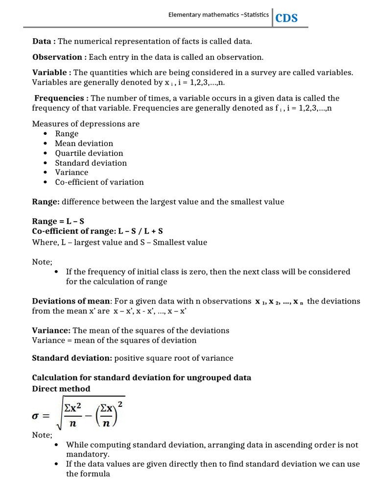 Statistics | PDF | Mode (Statistics) | Mean