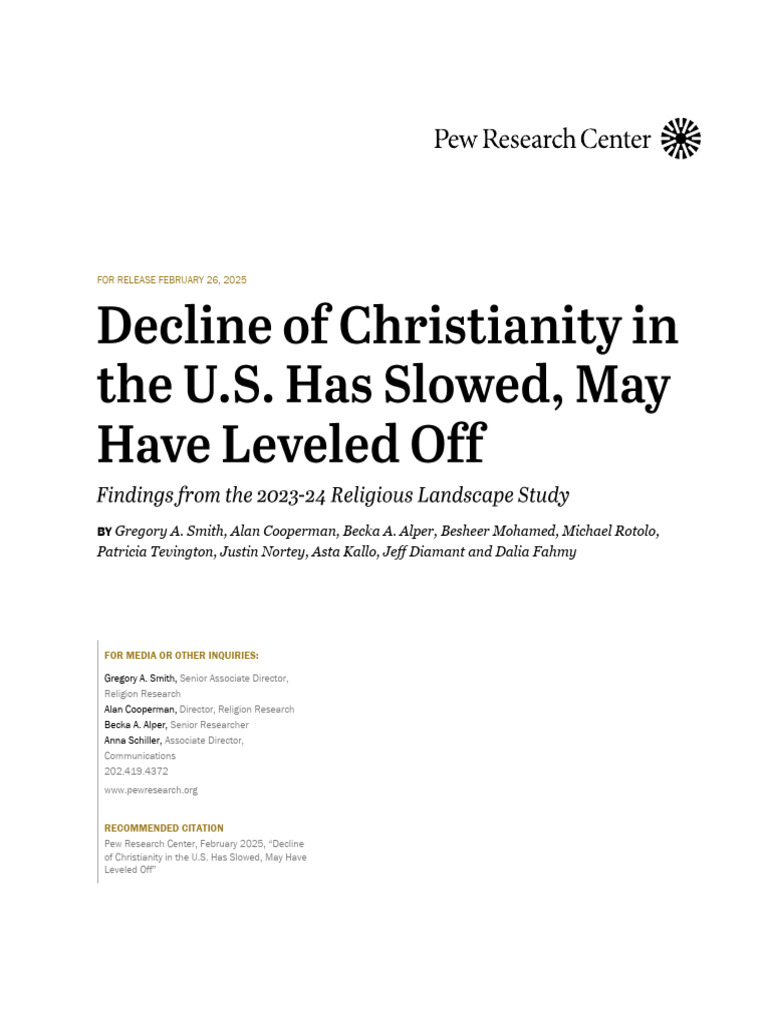 Religious Landscape Survey Insights | PDF | Irreligion | Survey Methodology