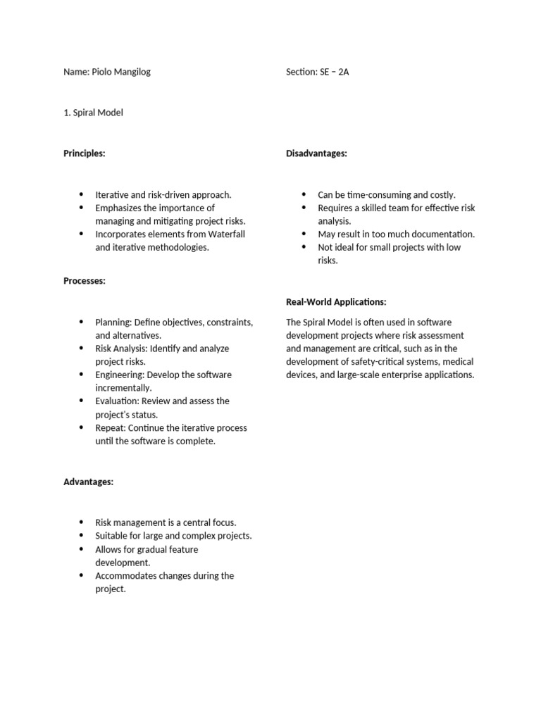 Software Development Methodologies Overview | PDF | Business | Systems ...