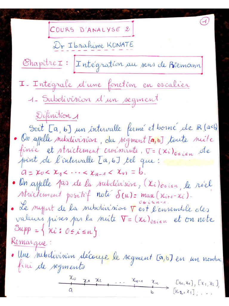 Cours D'analyse 2-1 | PDF