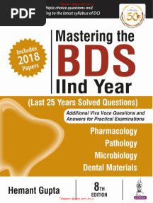 Hemant Gupta Mastering the BDS 2nd Year 8th Ed